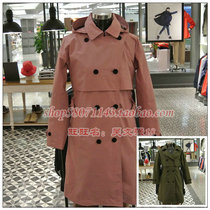 19 Autumn Winter Authentic French Aigle Alberta Women's GTX Rainproof Double Breasted Trench Coat I8863 I8865