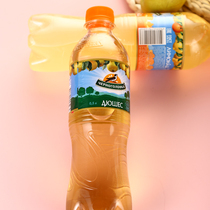 Russia imported big white pear soda lemon flavor soda water carbonated drink summer drink 500 ml combination