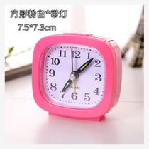 New practical clock alarm desktop small sitting clock home desktop alarm clock meter 2019 simple sound battery