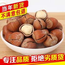  New thin-skinned original Northeast open big hazelnut specialty snacks Hand-peeled American nuts raw and cooked 200g 500g