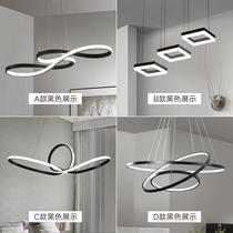 led restaurant chandelier simple modern creative personality fashion bar lamps 2021 New light luxury dining room lights