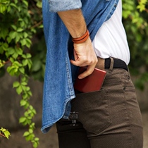 New arrival Italy Bussetto men and women Universal handmade cowhide zipper folded short wallet