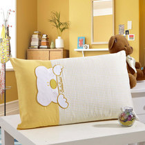 Cotton embroidered patch pillow baby children kindergarten child pillowcase low pillow core 30*50cm1-3-6 year old student