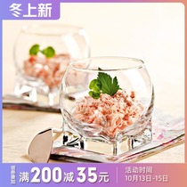 Carat Creative Unleaded Glass Pudding Cup Hotel Small Dessert Cup Home Sand Wan Yogurt Ice Cream Cup