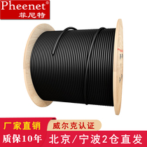 Finite Outdoor Multi-mode 62 5-core Gigabit Armored Overhead Piping GYXTW 4-12A1b Center Bank Optical Cable Outdoor Waterproof Optical Cable