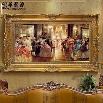 Hua Arts Source Master Hand-painted Oil Painting Eu Style Living Room Decoration Painting Classical Palace Character American Restaurant Aisle Hanging Paintings