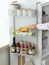 Creative multifunctional storage rack home exterior side kitchen side wall hanger side refrigerator side rack storage rack