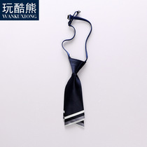 Primary school English college style school uniforms kindergarten uniforms childrens performance clothing bow tie tie necktie badge customization