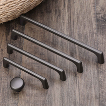 Modern minimalist zinc alloy cabinet door handle strip lengthened gray gold cabinet wardrobe door handle