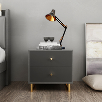 Italian light luxury bedside table bedroom small bedside cabinet storage simple mini bucket modern drawer locker