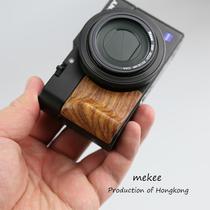 MEKEE camera black card 7RX100M6M5AM4M3M2 handle sandalwood one-handed non-slip sticker