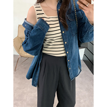 ALIN Custom big code Female dress Fat sister Thin Inner Lap Blouse Spring New 200 Catty Knit Vest