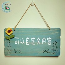 Wooden decoration listed business there is something out of the door sign tag kindergarten class card content can be customized