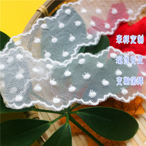 2019 new products Bilateral wave points Dots Ocean Dress Lolita Lace Mesh Yarn Embroidered Cotton Cloak Dresses Summer 108150