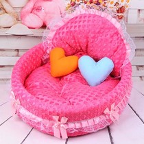 Dog bed Teddy Princess European small pets nest cute cat sleeping pome small dog Four Seasons Universal