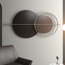 Modern minimalist wall decoration pendant metal wrought Wall Wall decoration soft decoration round wall decoration