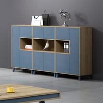  Low cabinet file cabinet Information cabinet Wooden simple modern office cabinet locker storage cabinet side cabinet tea cabinet combination