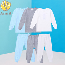 (The same style in the mall)Annaier boys  autumn clothes new mens big childrens home clothes autumn pants two-piece set JB7006