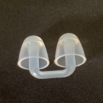 New swimming nose clip g invisible diving nose plug waterproof silicone earplug set glue anti-choking water artifact beautiful water fish water