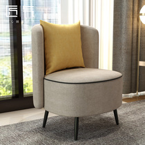 Ingenious Nordic single sofa and chair Living room household reception negotiation tea table and chair combination Very simple fabric leisure chair