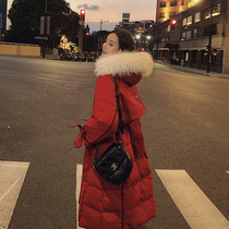 Down cotton clothes womens mid-length 2020 winter new Korean loose all-match thickened cotton coat quilted jacket jacket tide