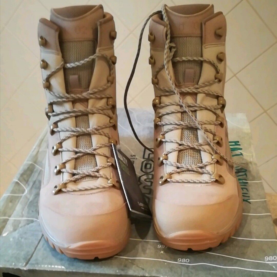 Lowa French army issued foreign legion elite desert combat boots mid-tube mountaineering outdoor sports shoes non-slip