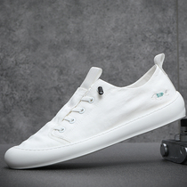 European station 2022 Summer new cloth shoes mens foot pedal pedicure casual shoes Chauffo shoes Lefoe shoes white color plates shoes