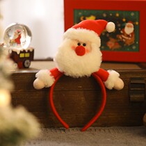 Cute Christmas Tree Hairpin Santa Deer Corner Hair Stirrup Christmas Hair Accessories Elk Card-issuing Plush Hair Headwear