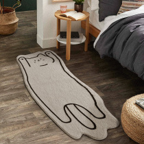 (Bruroman rhymes) ins wind teenage girls bedside blanket cute dogs Childrens room Bedroom cushion for small carpets