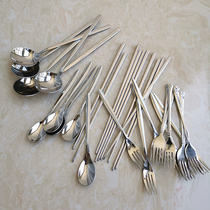 Export good things to pick up quality cattle medical grade stainless steel spoon spoon chopsticks fork tableware