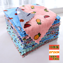 Kitchen rag Oil towel Tablecloth Water absorption does not lose hair Household rag Kitchen dishwashing cloth Cleaning cloth