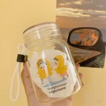 Moon God Girl * original homemade cute rainy day couple with your glass