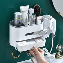Blow rack non-perforated toilet home bathroom storage rack wall-mounted storage cosmetics