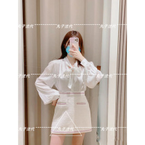 MAJE Bow Collar Bubble Sleeve Shirt Top 21 Early Spring Womens MFPCM00142