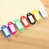 Color plastic key card keychain Hotel number plate Classification Card digital card listing key card candy color