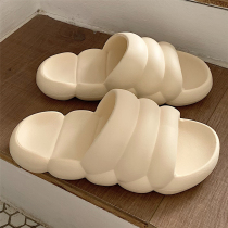 Fashion outside wear personalized sandals and slippers female summer boys casual home simple non-slip EVA bottom slippers couples