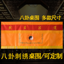 Customized tablecloth table skirt Banner Dress Natural gossip table with 1 m 1 2 m 1 5 m 2