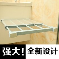 Nail-free retractable wardrobe storage layered partition compartment cabinet kitchen bathroom shelf cabinet finishing rack
