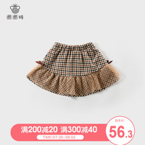 Circle sugar Childrens clothing Childrens skirt Spring and Autumn baby yarn skirt Female childrens short skirt Baby cake skirt Waist skirt