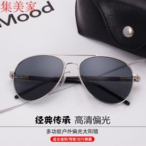 Sunglasses Mens sunglasses Intelligent discoloration day and night Toad Mirror Driver Driving Fishing Polarized Glasses Driving Mirror