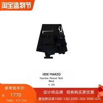 2ccm 13 DE MARZO functional series detachable pocket three-dimensional bear doll strap pleated skirt