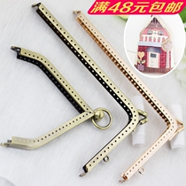 Quality outlet Crafts 100 hitch Sewn Large Gold Skew Triangle Roof Mouth Gold Diy Girl Bag Accessories 51 Accessories