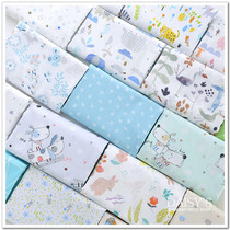 Fabric manual DIY sheets sleeps with sleeps sloping cotton cotton cotton cotton pure cotton children cartoon happy animal series