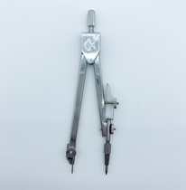 Compass round drawing tool double-ended steel needle round cutting plate making plate plate plate manual master shoe material divider