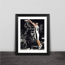 Spurs Ginobili lore cover Harden section solid wood decorative photo frame Photo wall table pendulum art hanging frame