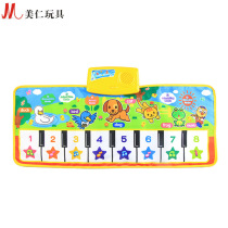 Animal pedal piano music Piano blanket Children crawling blanket Music game folding mat