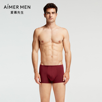 Mr. Aimu Pingle Modal Panties Mens Four Corner Panties Mid-waist NS23C201 2 Pack