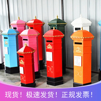 Hexagon Post props outdoor wrought iron coffee shop bar ornaments decoration mall beauty festival dress up