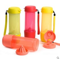 Tupperware Cup colorful fruit drink pot cold water cup plastic creative large capacity lemon cup juice cup 700ml