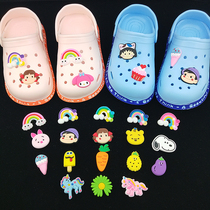 Dongle Shoes Flower Shoes Buckle Cartoon Crocs Dongle Shoes Decoration Buckle Accessories Cute Cool Slippers Diy Accessories Solid Tide